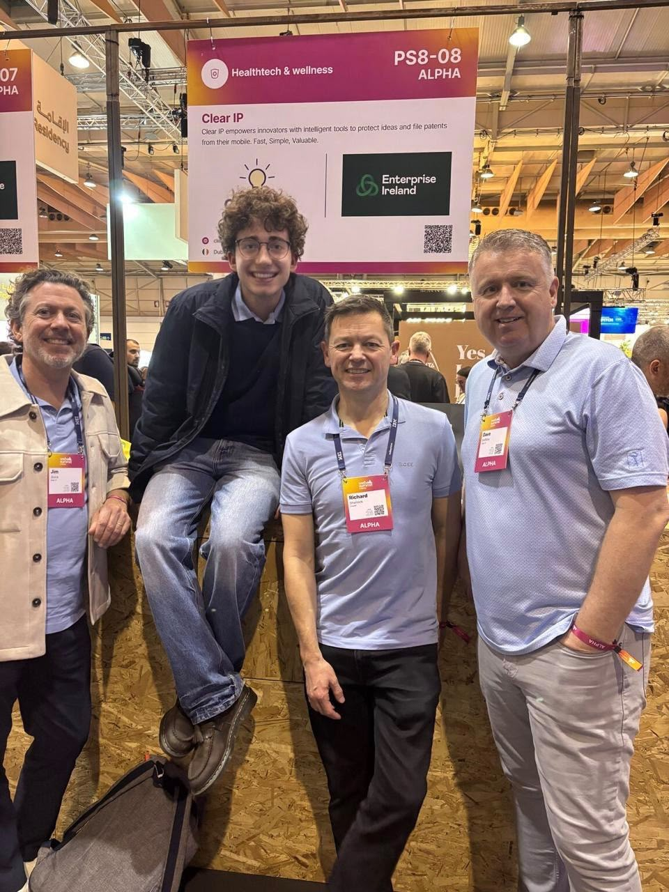 The Clear IP team at a start-up showcase